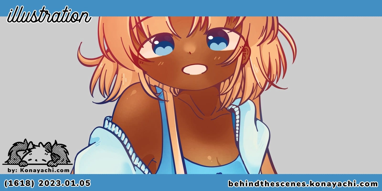 (1618) Sumi / illustration, wip