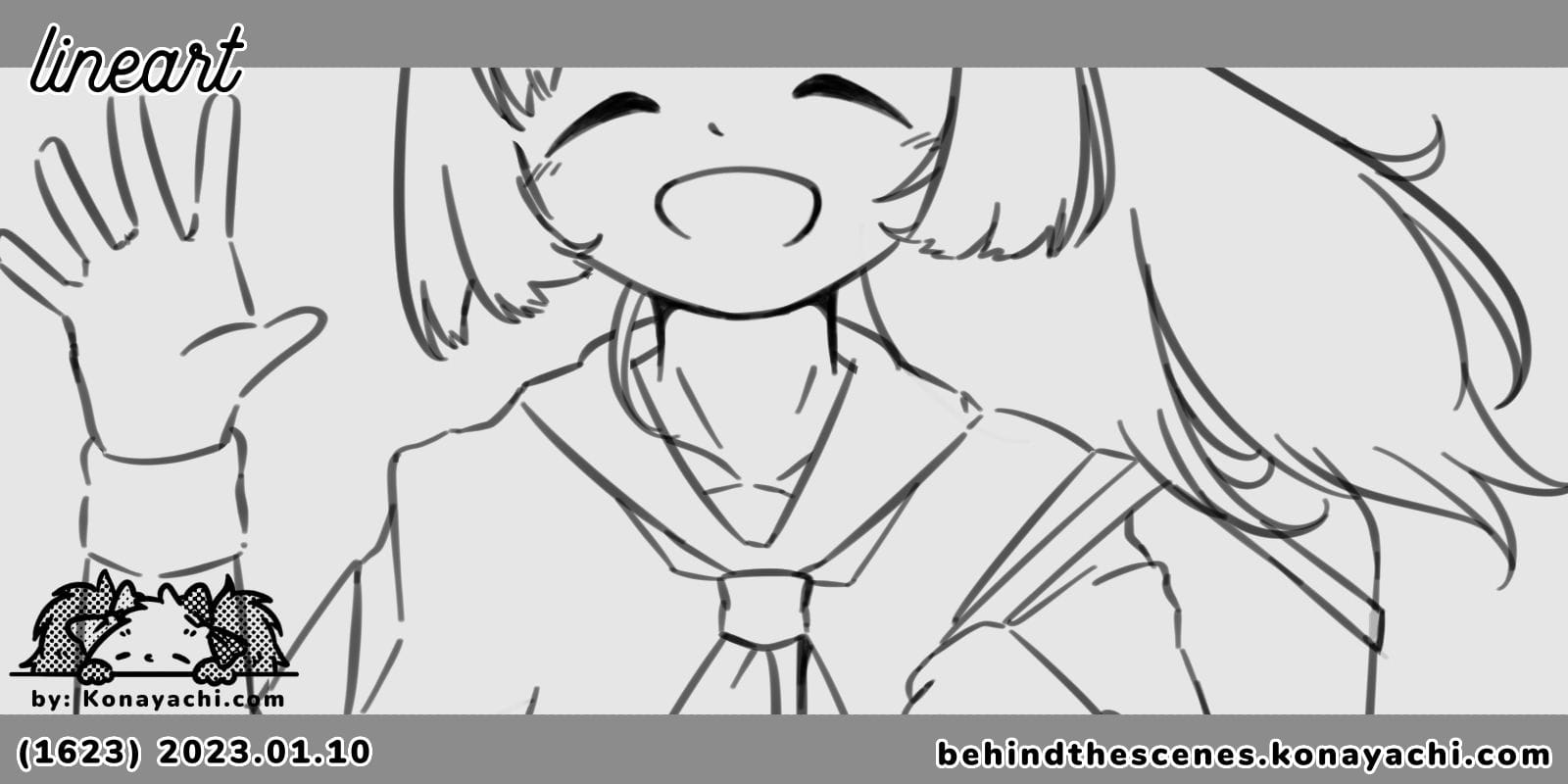 (1623) Cold Morning / lineart