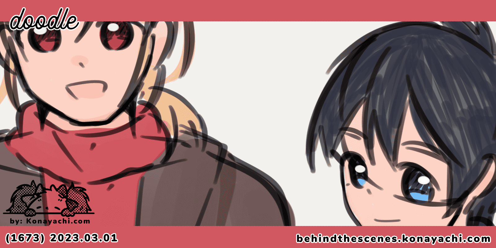 (1673) Julien and Ted concept / doodle