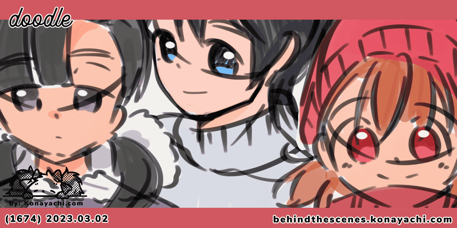 (1674) Side characters concept / doodle