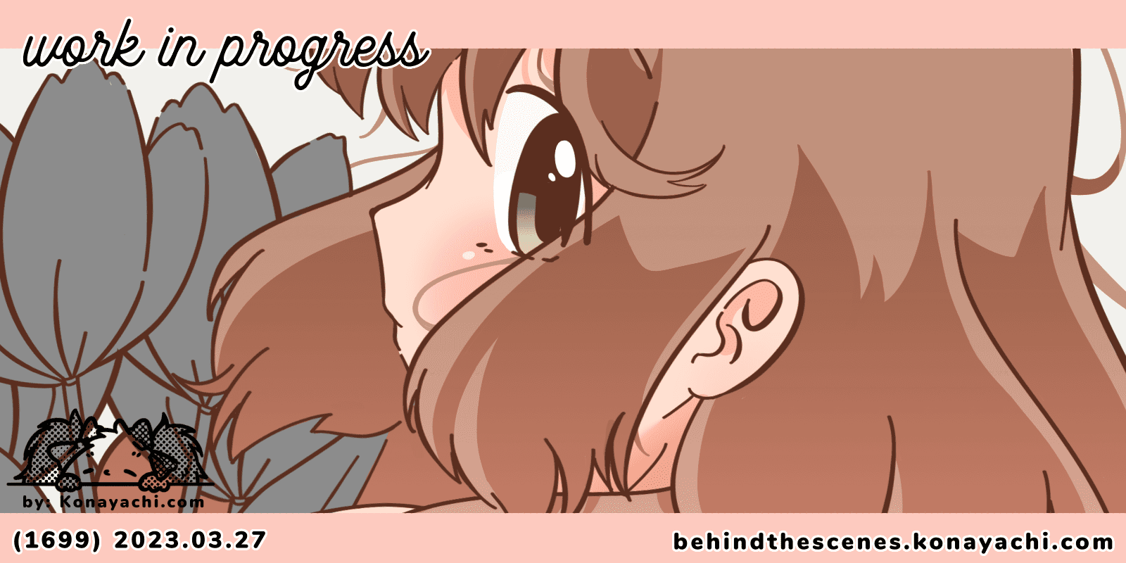 (1699) Tulips hug / illustration, wip