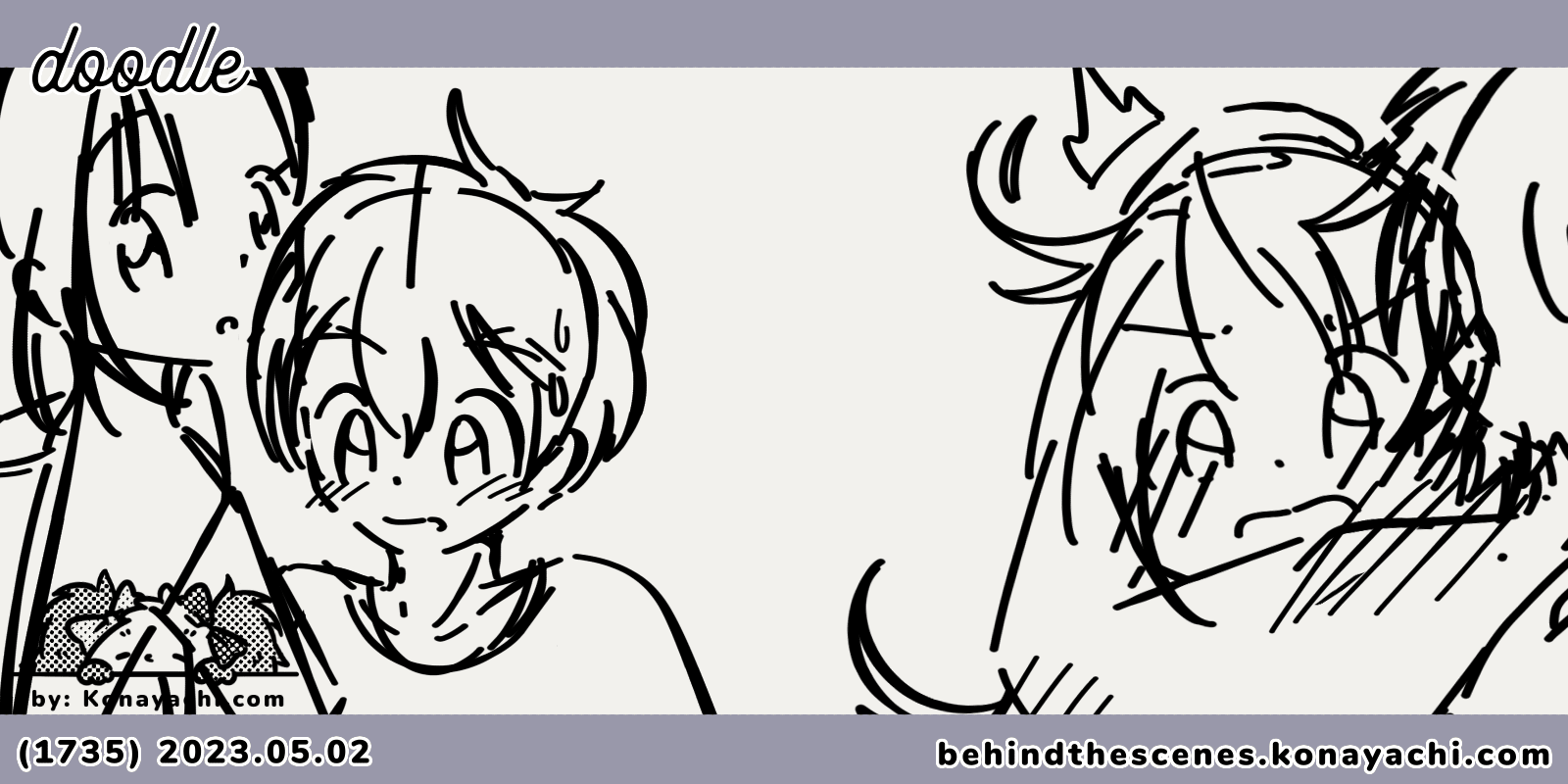 (1735) Haru and Bell's love scenes doodle / Blooming Chimes