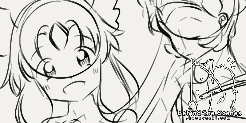 (2043) Blue Slushy Cookie and Sugar Swan Cookie fanart WIP