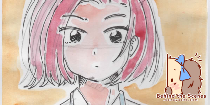 2417. Watercolour attempt on 100gsm paper #2