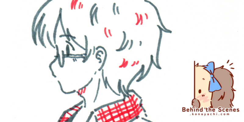 2583. Haru doodle (pencil + felt pen marker)