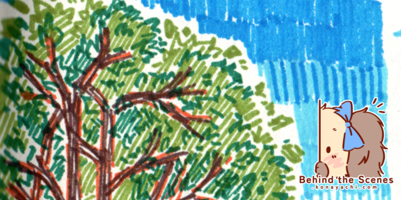 2603. Marker palette + doodles