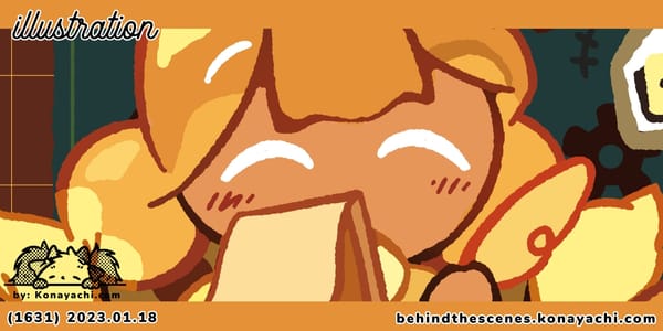 (1631) Coffee Candy Cookie / illustration, fanart