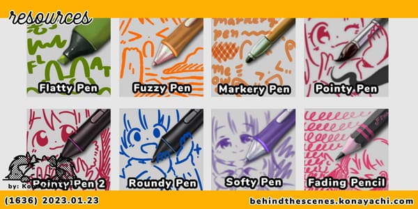 (1636) Daily Brush Set / resources