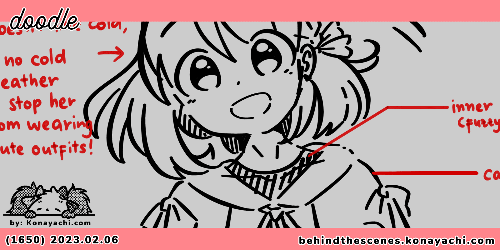 (1650) Chika Winter Outfit / doodle