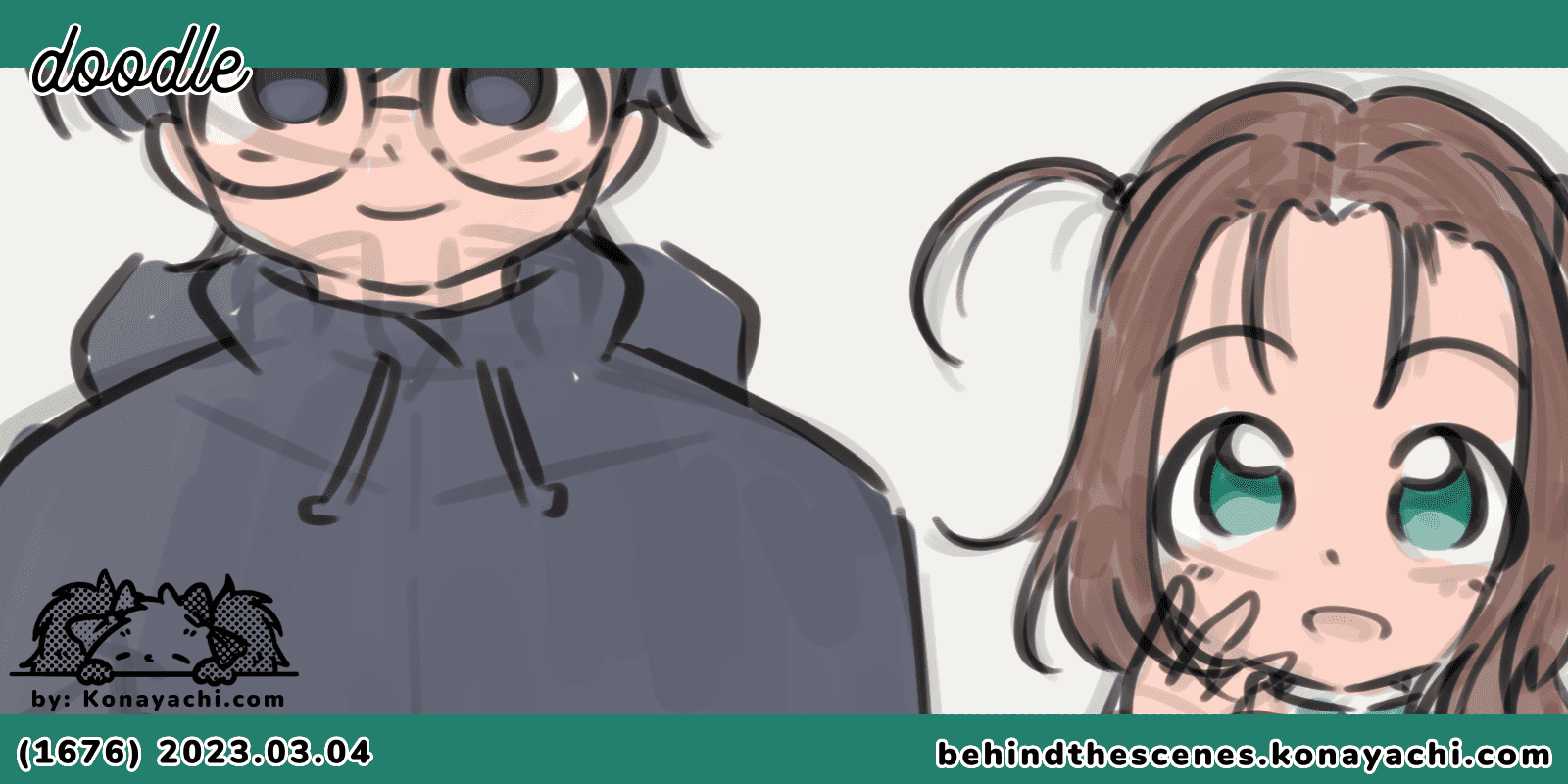 (1676) Side characters concept 2 / doodle