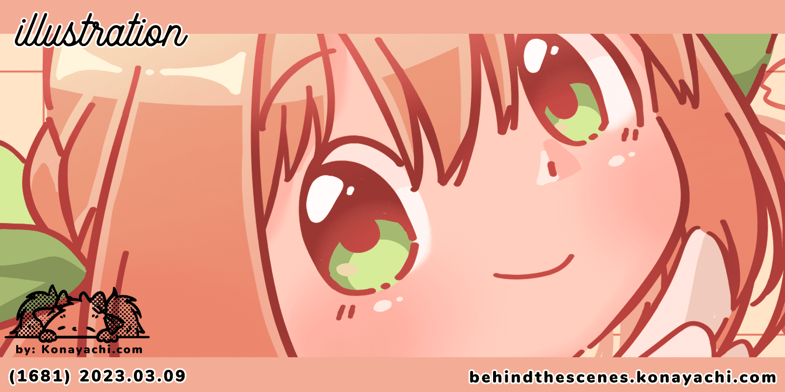 (1681) Lena - Spring Blossom / illustration