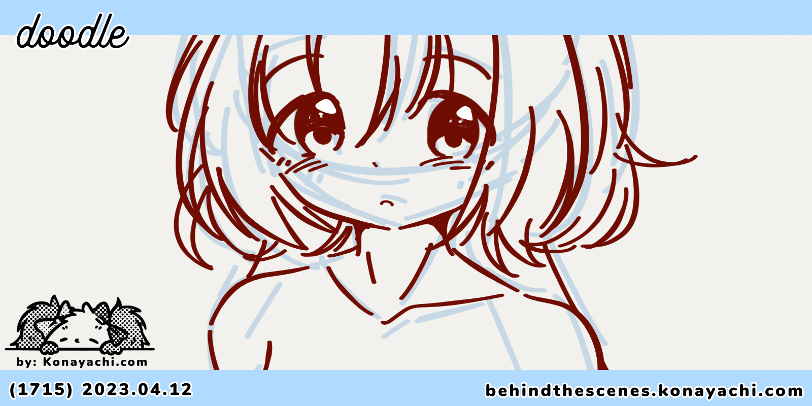 (1715) Sumi semi-nude practice / doodle