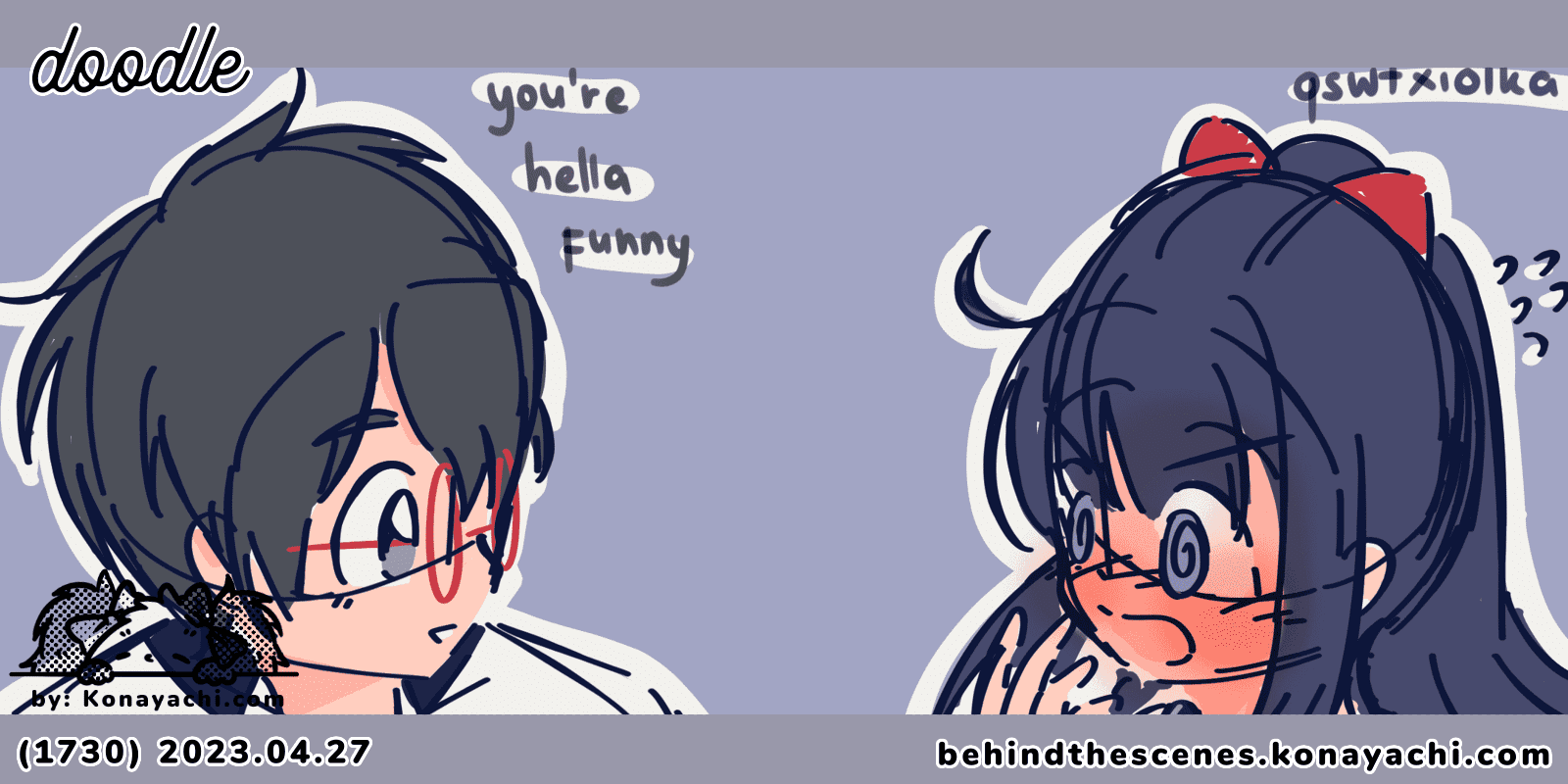 (1730) Haru and Bell's scene doodle / Blooming Chimes