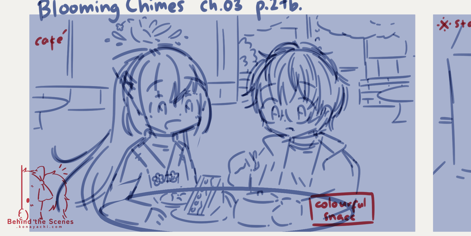 (1797) Storyboard doodles / Blooming Chimes