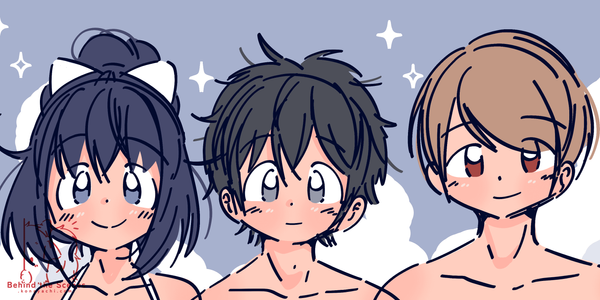 (1805) Swimming pool portrait doodles / Blooming Chimes