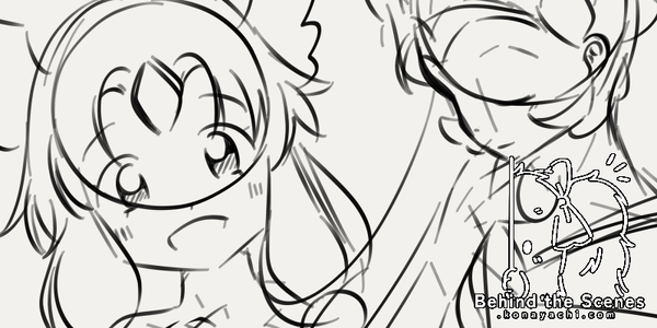 (2043) Blue Slushy Cookie and Sugar Swan Cookie fanart WIP