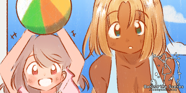 (2058) Beach time coloured