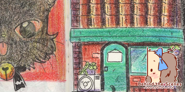 2423. Pocket notebook doodle #3 (twisted crayon)