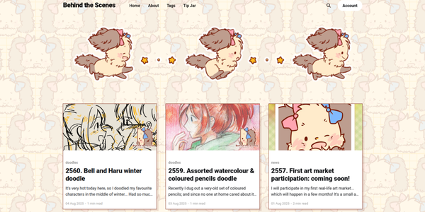 Behind the Scenes new colour update! #2