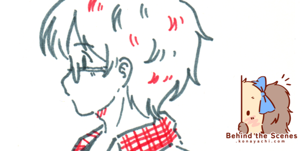 2583. Haru doodle (pencil + felt pen marker)