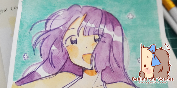 2625. Cheerful watercolor painting