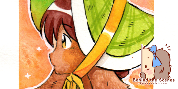 2631. Bunny girl watercolor painting