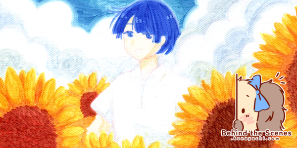 2877. Summer Sky painting (scanned + timelapse video)