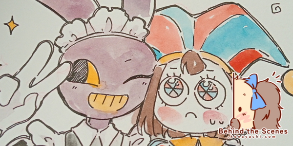 2888. Maid Jax and Pomni fanart